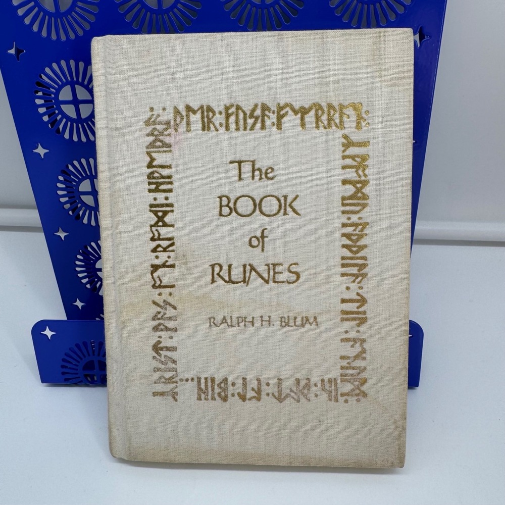 The Book of Runes Ralph H Blum 25th Anniversary Edition Hardcover Viking Oracle